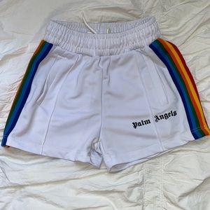 Palm Angels Rainbow Track Shorts